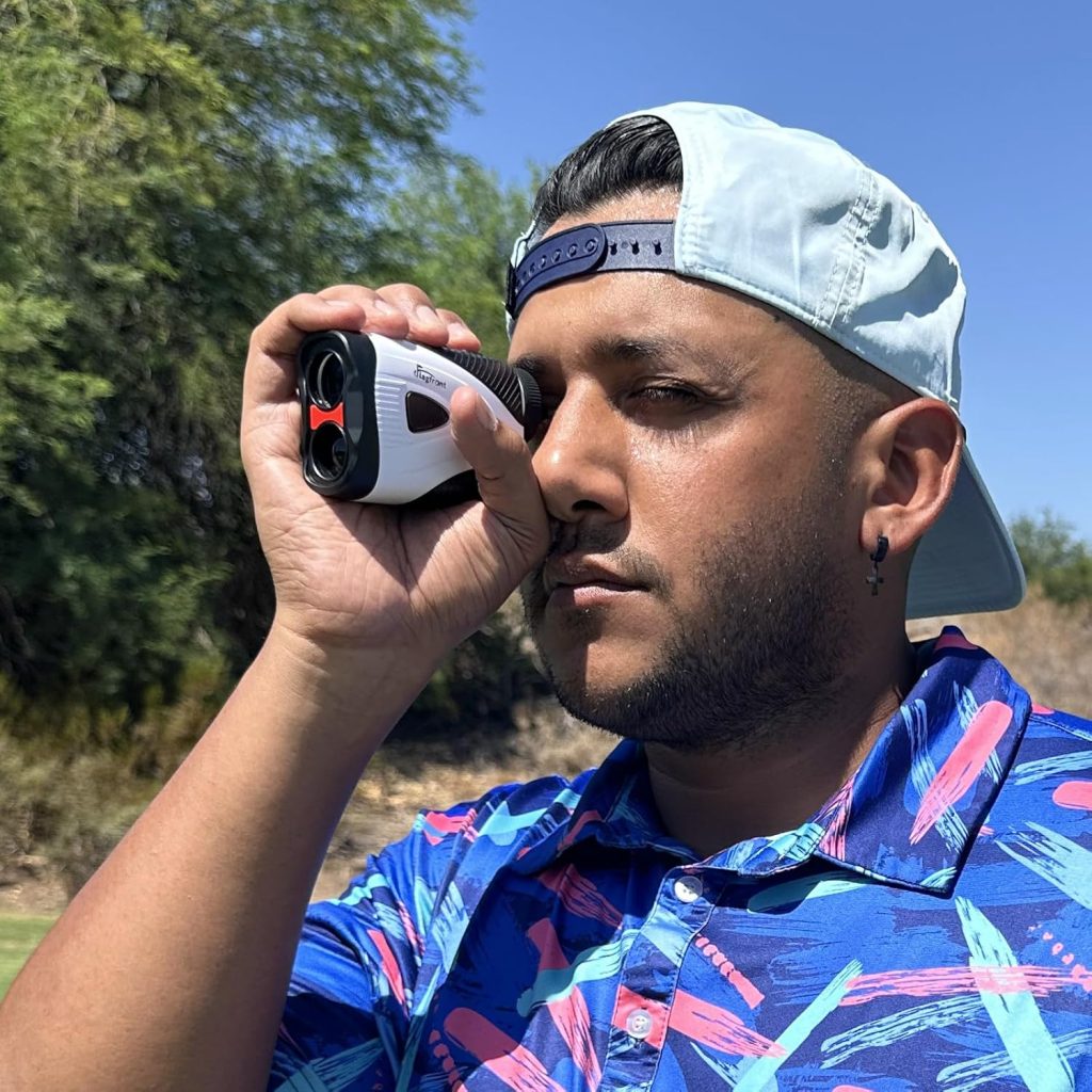 Golf Rangefinder with Slope Magnet, 1000Y Range Finder Golf, 6X Zoom, HD LCD, Flag Lock Vibration, Rechargeable, Golf Accessories for Men Golf Rangefinder with Slope Magnet, 1000Y Range Finder Golf, 6X Zoom, HD LCD, Flag Lock Vibration, Rechargeable, Golf Accessories for Men