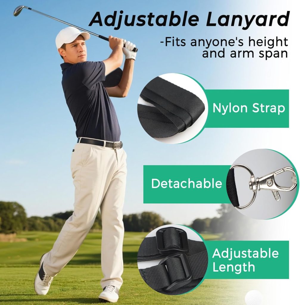 Golf Training Aid, Smart Ball for Golf Swing Trainer, Inflatable Portable Golf Training Equipment for Straight Arm, Indoor Golf Practice Tools to Correct Posture - Amend Chicken Wing for Beginners Golf Training Aid, Smart Ball for Golf Swing Trainer, Inflatable Portable Golf Training Equipment for Straight Arm, Indoor Golf Practice Tools to Correct Posture - Amend Chicken Wing for Beginners