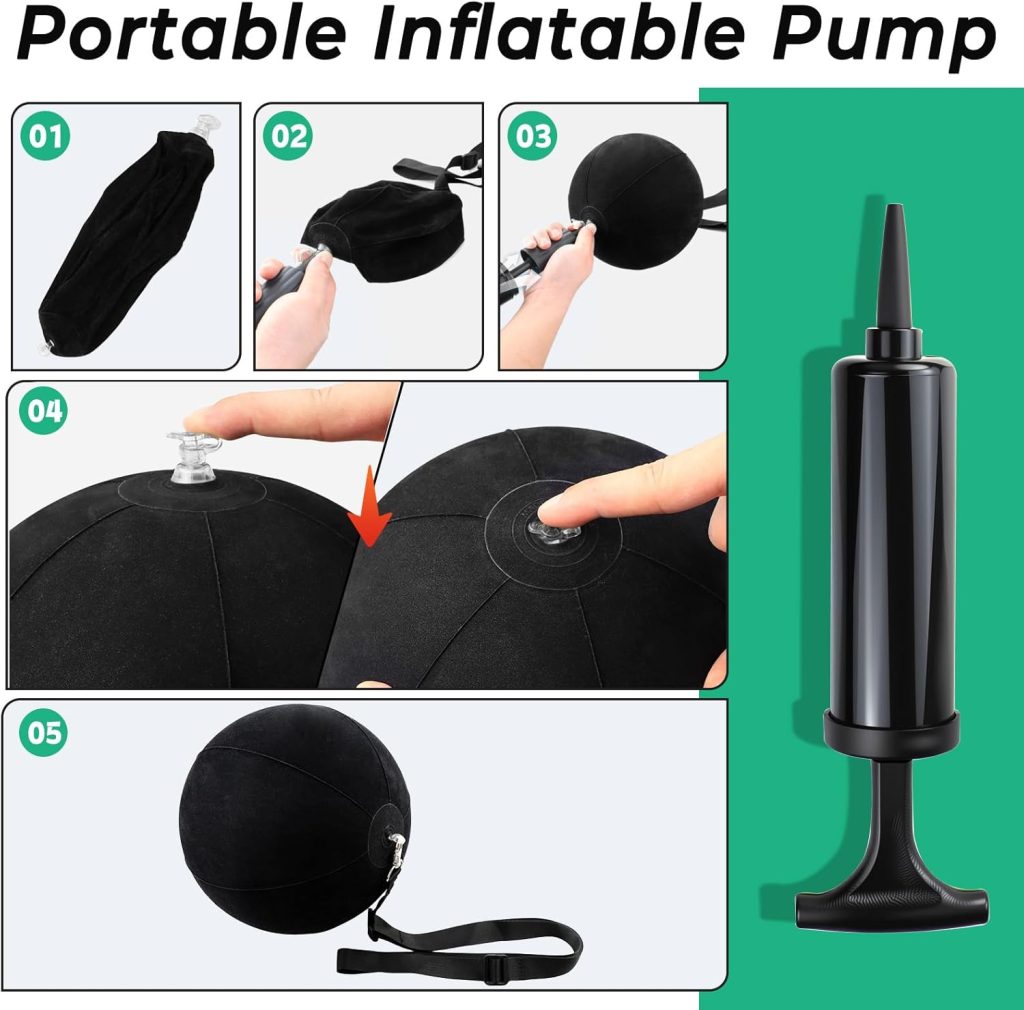 Golf Training Aid, Smart Ball for Golf Swing Trainer, Inflatable Portable Golf Training Equipment for Straight Arm, Indoor Golf Practice Tools to Correct Posture - Amend Chicken Wing for Beginners Golf Training Aid, Smart Ball for Golf Swing Trainer, Inflatable Portable Golf Training Equipment for Straight Arm, Indoor Golf Practice Tools to Correct Posture - Amend Chicken Wing for Beginners