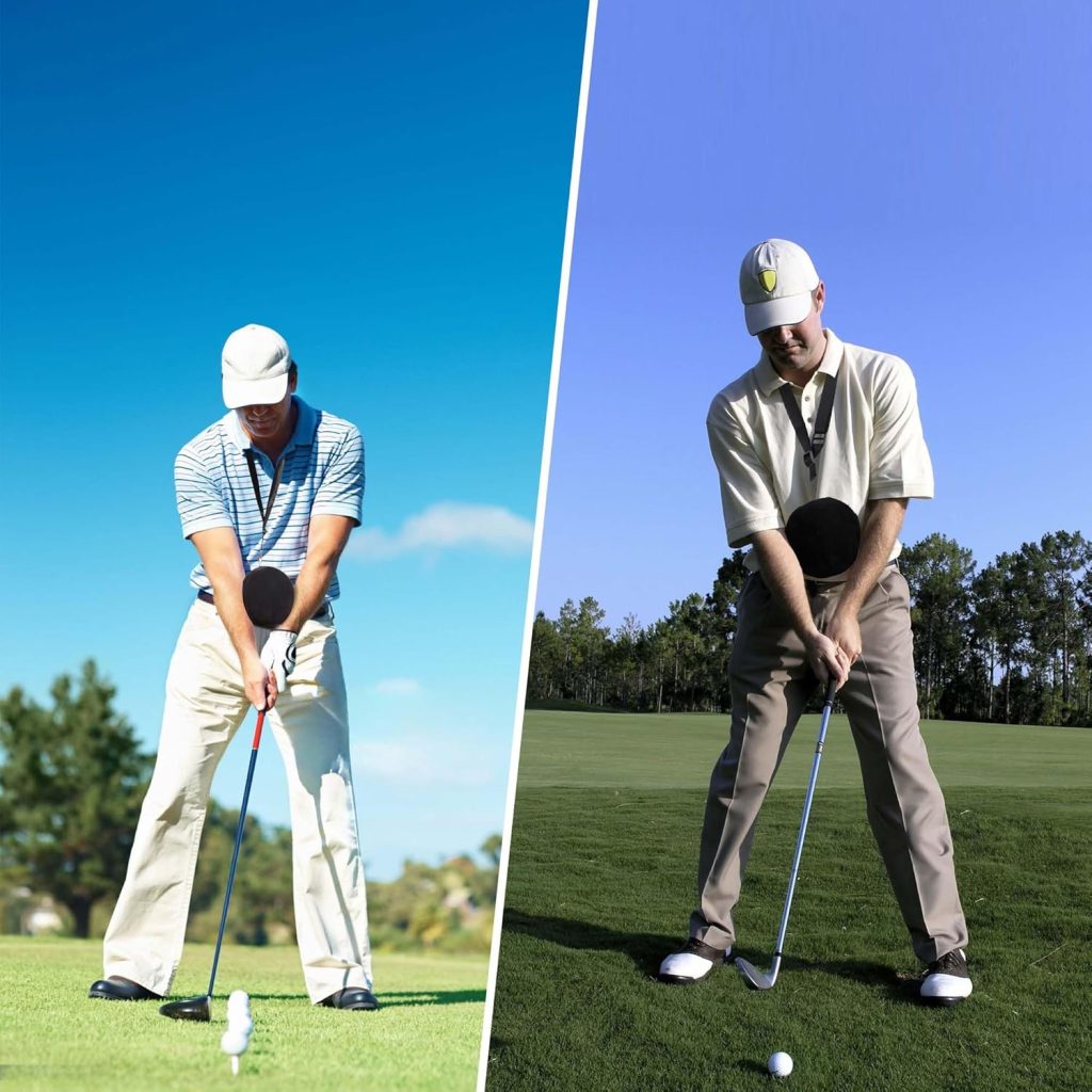 Golf Training Aid, Smart Ball for Golf Swing Trainer, Inflatable Portable Golf Training Equipment for Straight Arm, Indoor Golf Practice Tools to Correct Posture - Amend Chicken Wing for Beginners Golf Training Aid, Smart Ball for Golf Swing Trainer, Inflatable Portable Golf Training Equipment for Straight Arm, Indoor Golf Practice Tools to Correct Posture - Amend Chicken Wing for Beginners