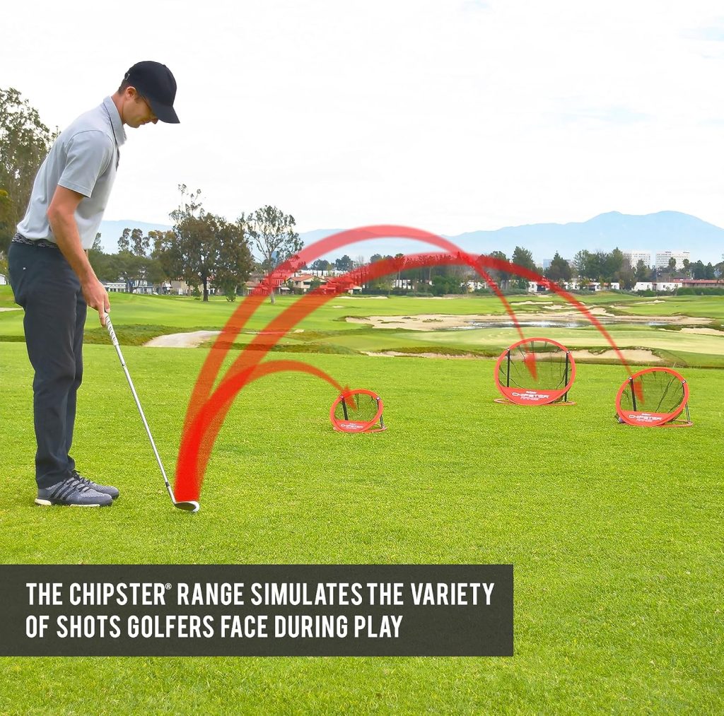 GoSports Chipster Pop-Up Golf Chipping Practice Net - Training Aid for Precision and Distance - Outdoor and Indoor Practice - Golf Gift GoSports Chipster Pop-Up Golf Chipping Practice Net - Training Aid for Precision and Distance - Outdoor and Indoor Practice - Golf Gift