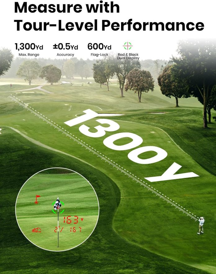 mileseey-genepro-g1-touchscreen-gps-rangefinder-with-slope-43000-preloaded-courses-1300-yards-laser-range-finder-golf-wi-3