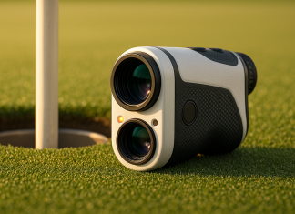 Acer Gadget Golf Rangefinder with Slope – 1200/1700Yards Laser Range Finder for Golfer, 6X Magnification Rangefinders Golf with Flag Pole Locking Vibration, Rechargeable Magnetic Gifts for Golfers