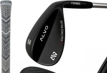 ALVO GOLF – Premium Full Face Golf Wedges, Golf Wedge Set and Singles, 3 Wedges 52/56/60/70 Degree,Lob,Gap,Sand Golf Club for Men, Premium Grip, Right Hand, max Spin