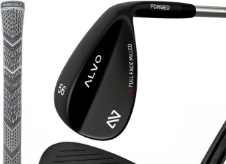 ALVO GOLF – Premium Full Face Golf Wedges, Golf Wedge Set and Singles, 3 Wedges 52/56/60/70 Degree,Lob,Gap,Sand Golf Club for Men, Premium Grip, Right Hand, max Spin