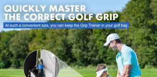 Golf Grip Trainer Golf Practice Tool, Easy To Carry to the Practice Area, Golf Swing Trainer Ensure the Right Grip Every Time, Golf Grip Training Aid, Golf Accessories Improve Your Swing Rhythm
