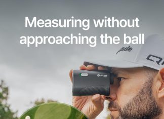 GOLFBUDDY 2S PRO Golf Range Finder with Slope, Measuring from The Cart, 1093 Yard Laser Rangefinder, Magnetic Mount, Pin Finder with Flag Pole Locking Vibration, One Click Scan Mode, Water Proof