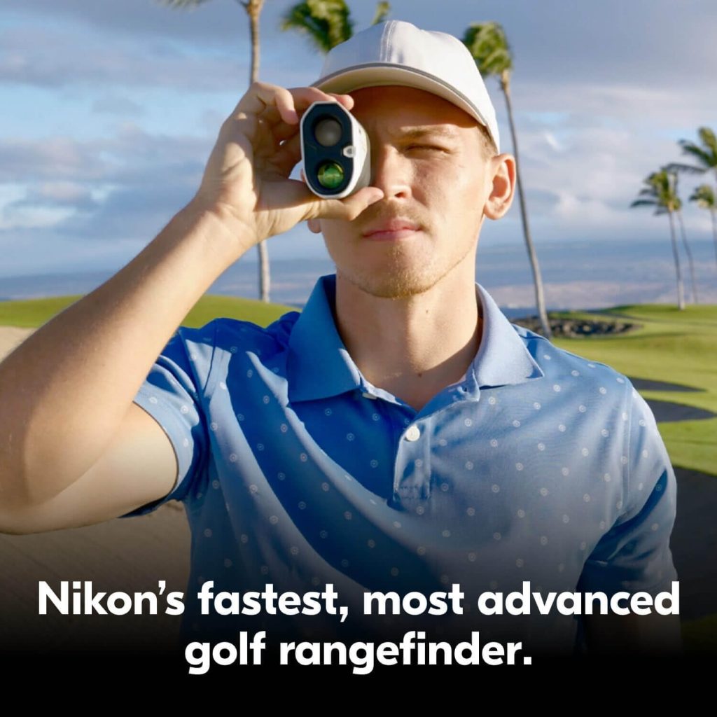 Nikon COOLSHOT PROIII STABILIZED Golf Laser Rangefinder | Waterproof 6X Monocular Optics with Hyper Read, Slope Compensation Dual Locked ON Quake | Golf Actual Distance Modes Nikon COOLSHOT PROIII STABILIZED Golf Laser Rangefinder | Waterproof 6X Monocular Optics with Hyper Read, Slope Compensation Dual Locked ON Quake | Golf Actual Distance Modes