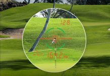 Nikon COOLSHOT PROIII STABILIZED Golf Laser Rangefinder | Waterproof 6X Monocular Optics with Hyper Read, Slope Compensation & Dual Locked ON Quake | Golf & Actual Distance Modes