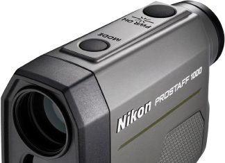 Nikon PROSTAFF 1000 6×20 Laser Rangefinder – TRU TARGET Measurement, 1000-Yard Range, Weather-Resistant Design, Compact & Pocket-Friendly