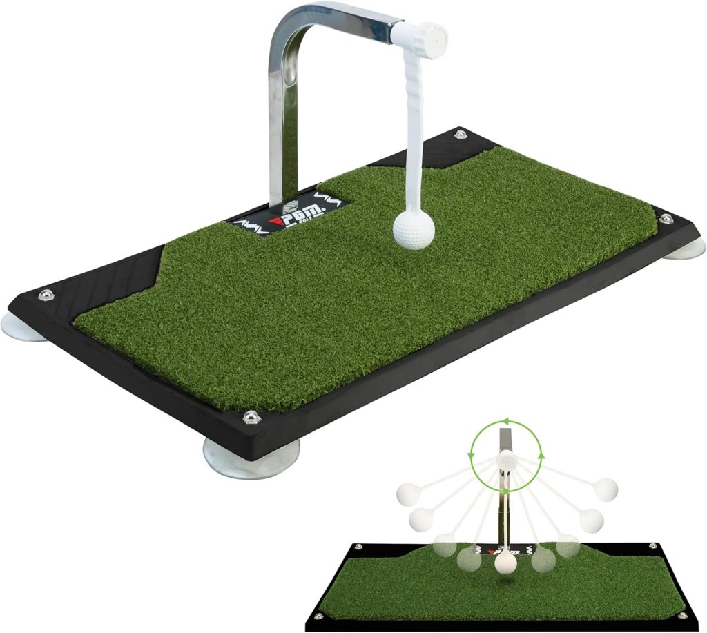 PGM Golf Swing Trainer - Golf Training Equipment with Adjustable Height - Pure Path Swing Practice Mat Training Aid for Indoor Outdoor Home PGM Golf Swing Trainer - Golf Training Equipment with Adjustable Height - Pure Path Swing Practice Mat Training Aid for Indoor Outdoor Home