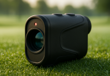 Precision Pro NX9 Golf Rangefinder with Slope Switch – 900 Yards Laser Range Finder, Flag Lock Vibration, 6X Magnification, Magnetic Cart Mount, Tournament Legal