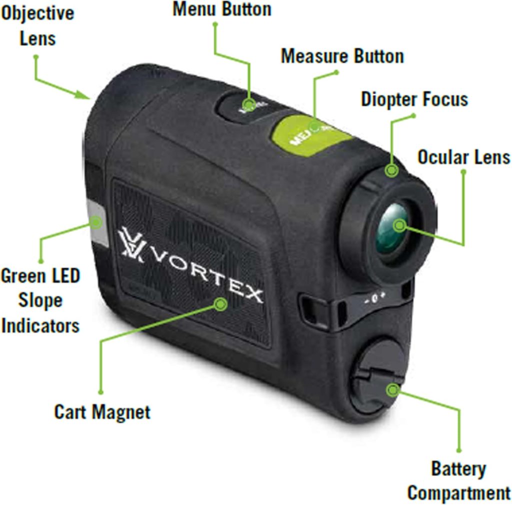 Vortex Optics Anarch Image Stabilized Golf Laser Rangefinder - Tournament Legal, PinSpotter Mode, Slope Mode, Cart Magnet, Waterproof, Shockproof - Unlimited, Unconditional Warranty Vortex Optics Anarch Image Stabilized Golf Laser Rangefinder - Tournament Legal, PinSpotter Mode, Slope Mode, Cart Magnet, Waterproof, Shockproof - Unlimited, Unconditional Warranty
