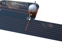 Wellputt – Wellvision Plus Putting Mirror – Ultra Thin Two Pieces Stainless Steel Training Aid