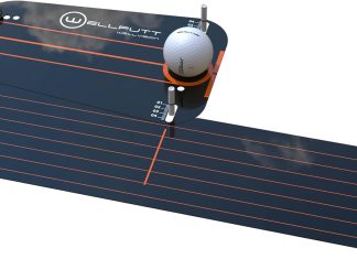 Wellputt – Wellvision Plus Putting Mirror – Ultra Thin Two Pieces Stainless Steel Training Aid