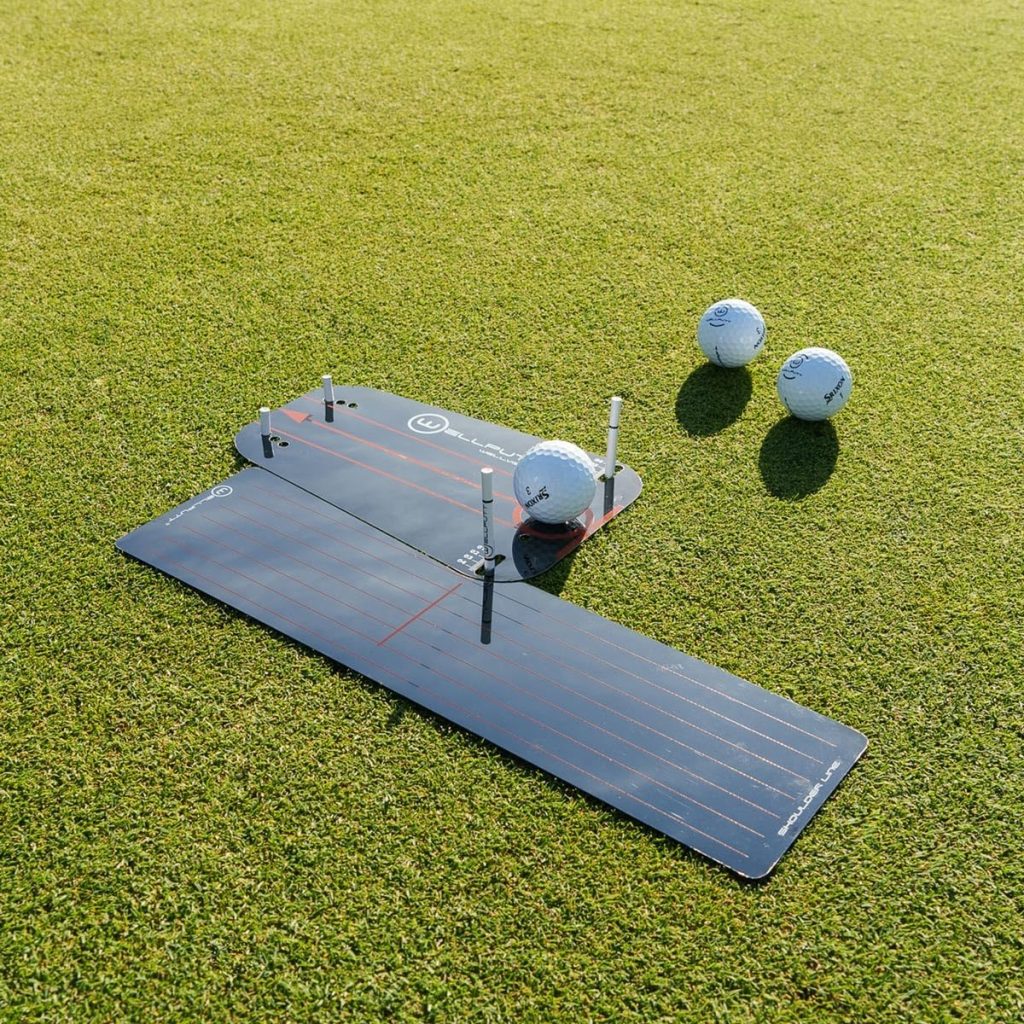 Wellputt - Wellvision Plus Putting Mirror - Ultra Thin Two Pieces Stainless Steel Training Aid Wellputt - Wellvision Plus Putting Mirror - Ultra Thin Two Pieces Stainless Steel Training Aid