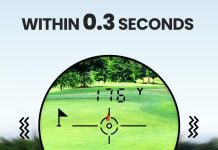 ACEGMET PF2C Golf Rangefinder with Slope, 0.3s Flag Pole Locking Vibration, ±1yd Accuracy, 900 Yards Rechargeable Laser Range Finder Golf with Magnetic, Golf Accessories for Men