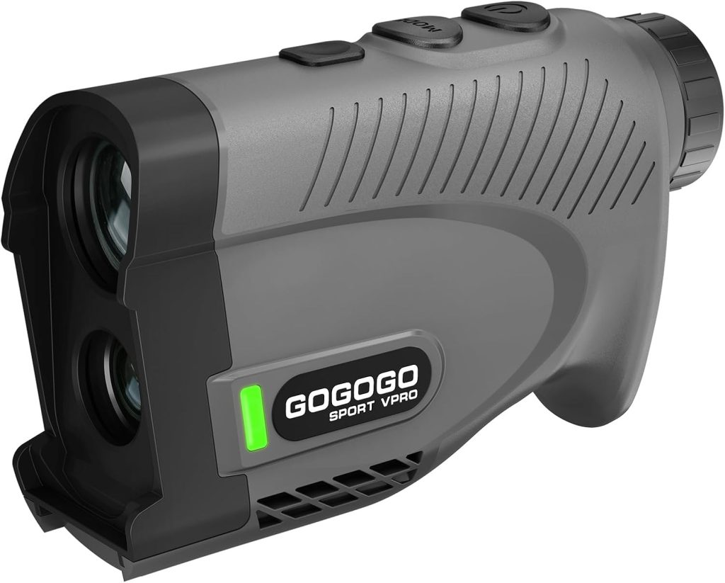 Gogogo Sport Vpro Gen Golf Laser Rangefinder,/2500Y Ranging, Ultra-Clear Optics with 99% Transmission Lens OLED Display, Dual Power Sources,Flaglock/Slope/Magnetic Gogogo Sport Vpro Gen Golf Laser Rangefinder,/2500Y Ranging, Ultra-Clear Optics with 99% Transmission Lens OLED Display, Dual Power Sources,Flaglock/Slope/Magnetic