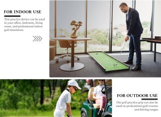 Golf Grip Trainer,Grip Trainer Golf Training Equipment,Golf Grip Trainer Right Hand,Golf Training Aid to Help Train Correct Hand Position,Right Hand Grey