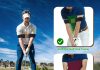 Golf Swing Trainer Aid,Swing Correcting Arm Band,Swing Golf Aid Trainer,Golf Trainer for Right & Left-Handed Players