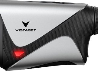 Golvia Pro Range Finder Golf 1200 Yards, OLED Screen, 7X Magnification, TriMeasure, Golf Rangefinder with Slope On/Off, Flag Lock Vibration, Magnetic, Rechargeable, Fog Resistant