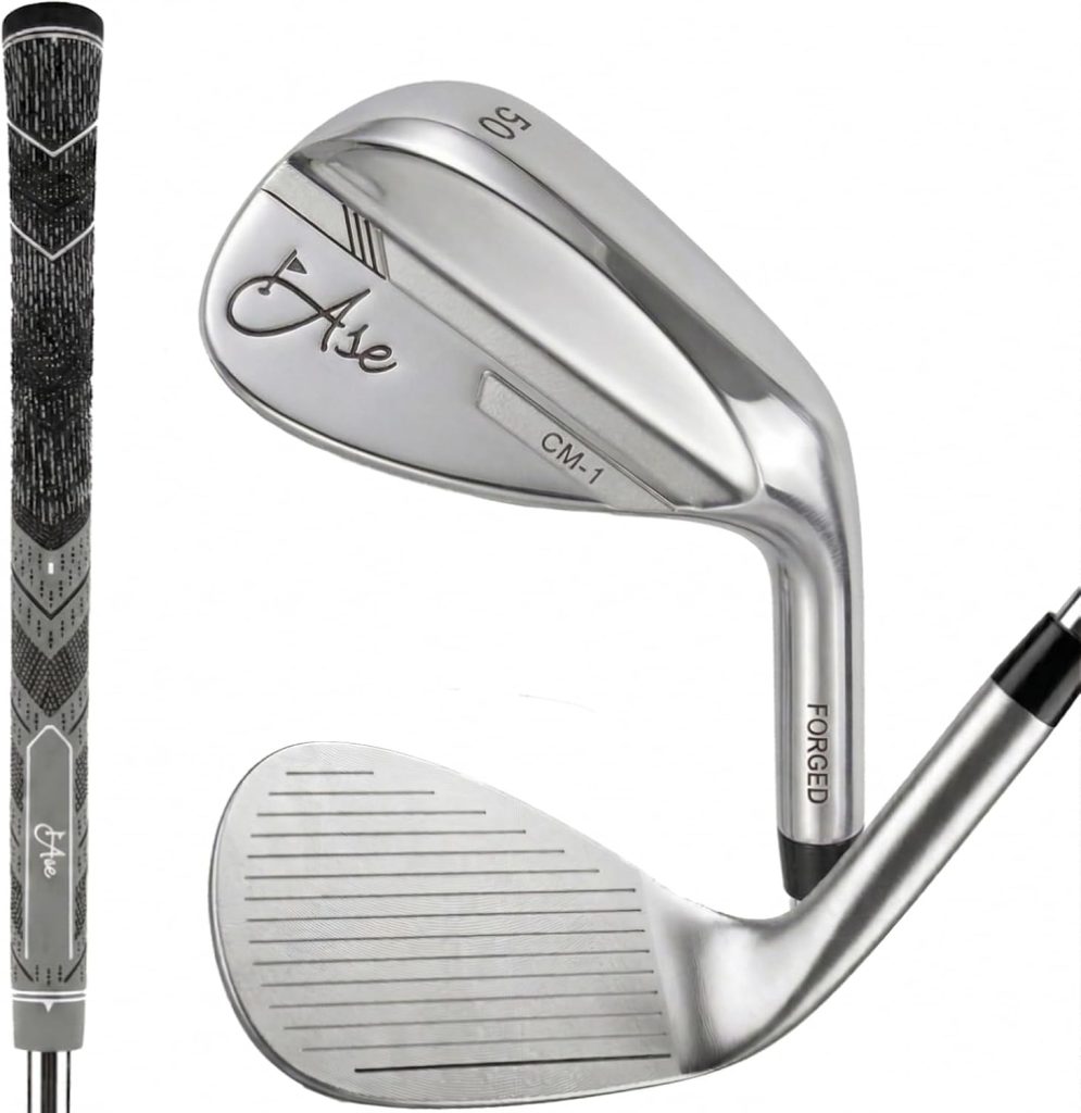 Premium CM-1 Golf Wedge Set or Single Golf Wedges - Full Face Grooves + Milled Face Wedges, Premium Grip, Increased Spin, Wedges for Men Lob, Gap, Sand Wedges/52/54/56/58/60 Degree Clubs Premium CM-1 Golf Wedge Set or Single Golf Wedges - Full Face Grooves + Milled Face Wedges, Premium Grip, Increased Spin, Wedges for Men Lob, Gap, Sand Wedges/52/54/56/58/60 Degree Clubs