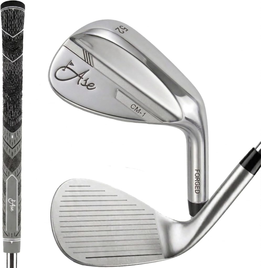 Premium CM-1 Golf Wedge Set or Single Golf Wedges - Full Face Grooves + Milled Face Wedges, Premium Grip, Increased Spin, Wedges for Men Lob, Gap, Sand Wedges/52/54/56/58/60 Degree Clubs Premium CM-1 Golf Wedge Set or Single Golf Wedges - Full Face Grooves + Milled Face Wedges, Premium Grip, Increased Spin, Wedges for Men Lob, Gap, Sand Wedges/52/54/56/58/60 Degree Clubs