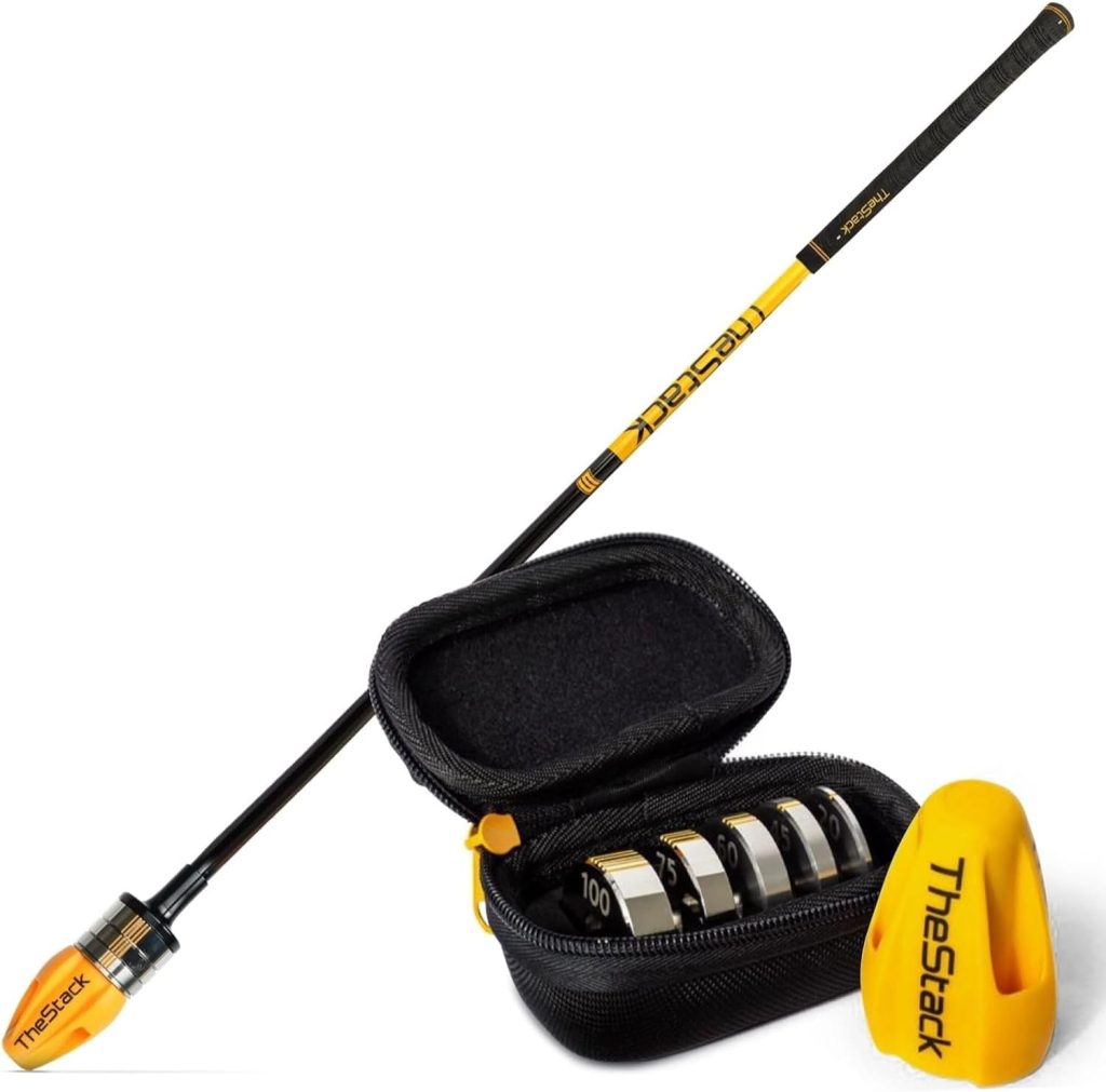 TheStack™ | Golf Swing Speed Trainer | Weighted Golf Training Aid | Golf Swing Trainer Golf Swing Training Aid | Golf Trainer Practice for Men and Women TheStack™ | Golf Swing Speed Trainer | Weighted Golf Training Aid | Golf Swing Trainer Golf Swing Training Aid | Golf Trainer Practice for Men and Women