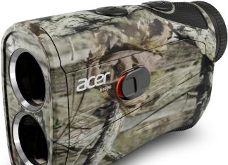 Acer Pro Golf Rangefinder with Slope Switch, Pin Lock Vibration – 1200 Yards Laser Range Finder Golf, 7X Magnification, Rechargeable Battery with Magnet Stripe, IP54 Waterproof, Golf Gifts for Men