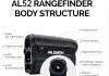 AILEMON Golf Laser Rangefinder Hunting Range Finder 900Y Fast Focus High-Precision Continuous Scan Flag Pole Locking Vibration Function Slope Mode Range Finder Home |