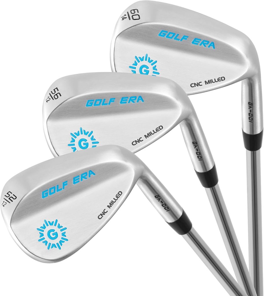 Golf Era Premium Golf Wedge - Golf Wedge Set or Individual Wedge/52/54/56/58/60 - CNC Milled Face for More Spin - Great Escape Sand Wedge Lob Wedge Gap Wedge Golf Era Premium Golf Wedge - Golf Wedge Set or Individual Wedge/52/54/56/58/60 - CNC Milled Face for More Spin - Great Escape Sand Wedge Lob Wedge Gap Wedge