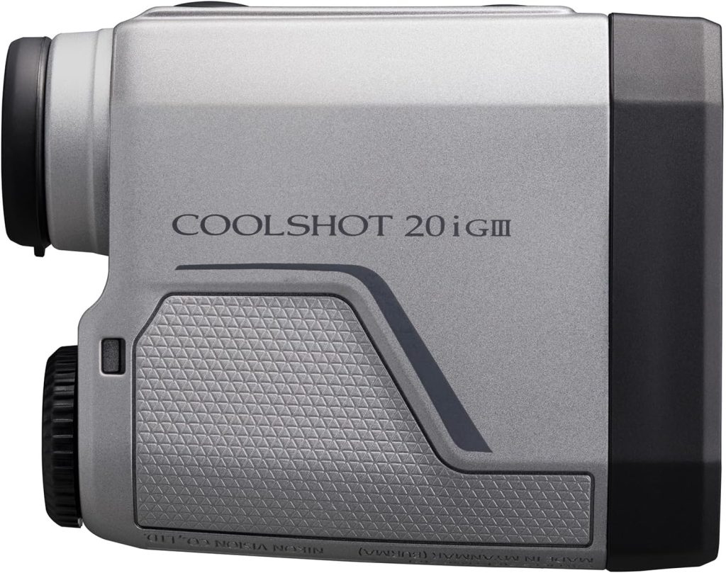 Nikon COOLSHOT Golf Laser Rangefinder - 20i GIII/20 GIII | 6x20 Optics, 800-Yard Range, Rainproof Design, Lightweight, Compact Rangefinder with Slope Compensation, Locked On Quake Nikon COOLSHOT Golf Laser Rangefinder - 20i GIII/20 GIII | 6x20 Optics, 800-Yard Range, Rainproof Design, Lightweight, Compact Rangefinder with Slope Compensation, Locked On Quake