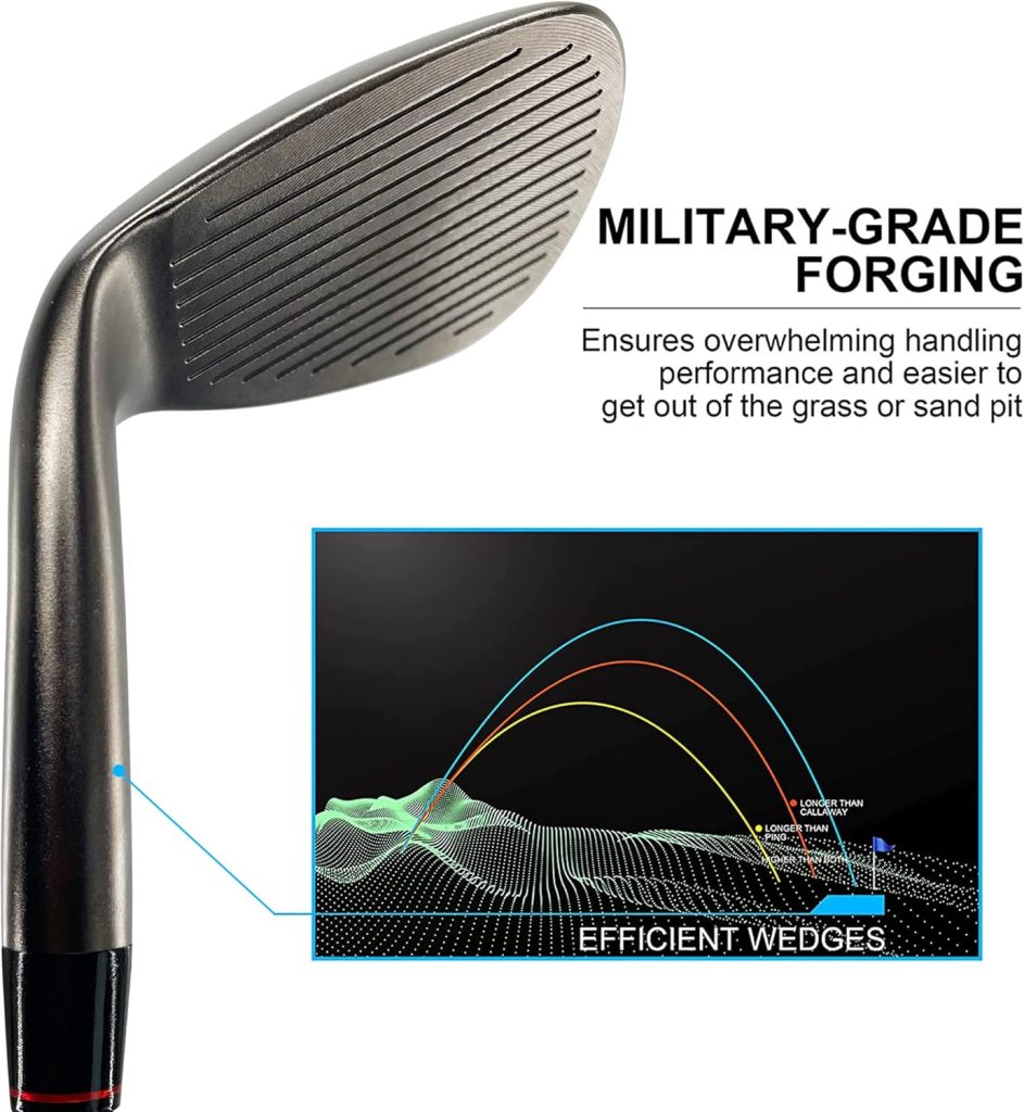 Yamato Golf Wedge Set or Individual Golf Wedges/52/54/56/58/60 Golf Gap Wedge Sets Sand Wedge|Lob Wedge Golf Clubs for Men Women Milled Face for High Spin Yamato Golf Wedge Set or Individual Golf Wedges/52/54/56/58/60 Golf Gap Wedge Sets Sand Wedge|Lob Wedge Golf Clubs for Men Women Milled Face for High Spin