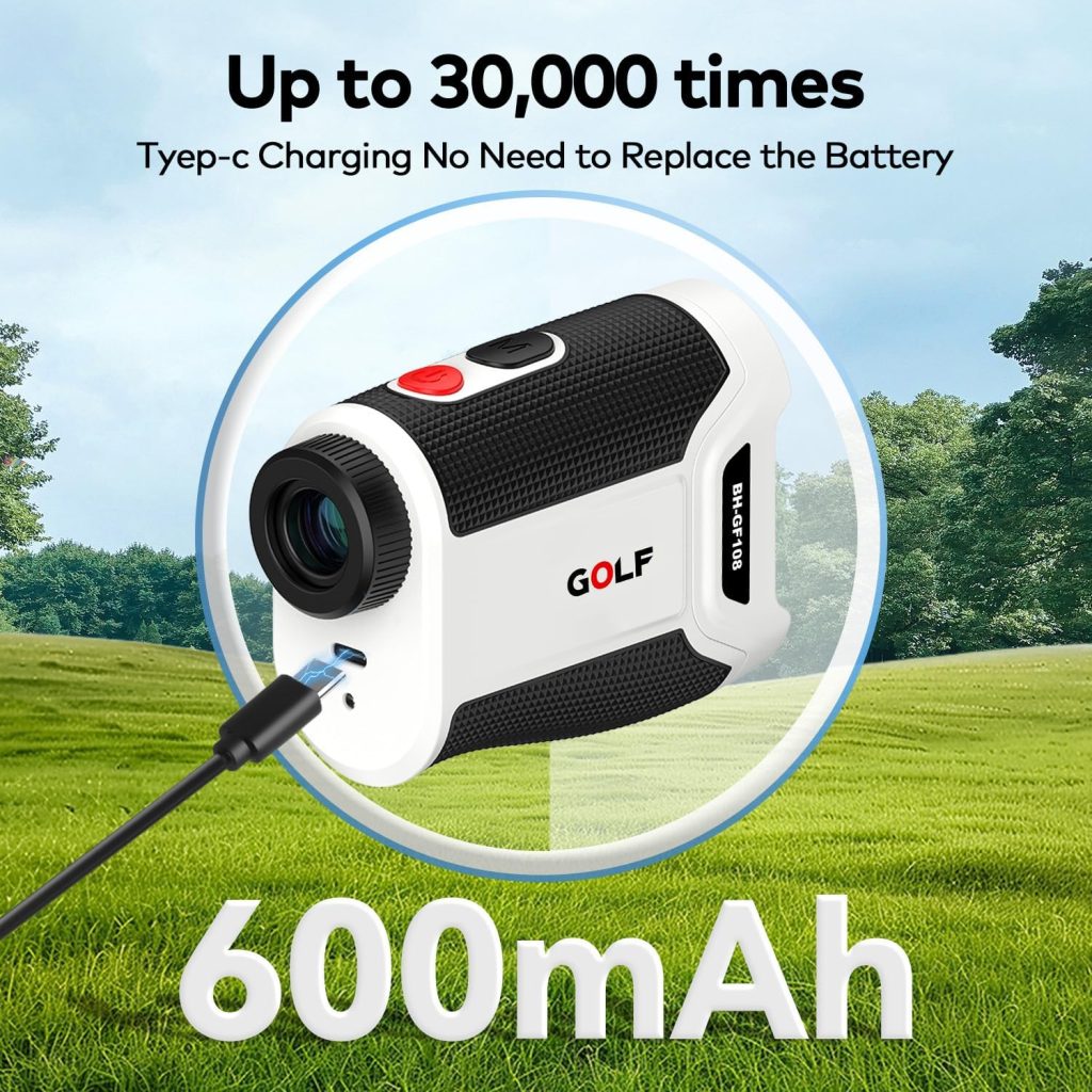 Golf Range Finder with Slope Switch,/1500 Yards Golf Rangefinders, Magnetic Strip Mounts on Cart and Golf Bag, Rechargeable Battery, Pin Lock Vibration, LCD Screen, Golf Accessories for Golfers Golf Range Finder with Slope Switch,/1500 Yards Golf Rangefinders, Magnetic Strip Mounts on Cart and Golf Bag, Rechargeable Battery, Pin Lock Vibration, LCD Screen, Golf Accessories for Golfers