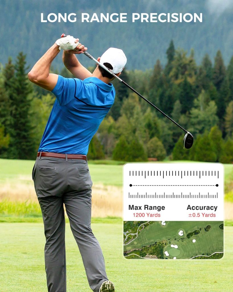 Range Finders Golf,1200 Yards Laser Golf Rangefinder with Slope,7X Magnification,IP54 Waterproof,Rechargeable Battery Magnetic Strip Laser Rangefinders,Golf Pin Flag Pole Lock(Pearl White Range Finders Golf,1200 Yards Laser Golf Rangefinder with Slope,7X Magnification,IP54 Waterproof,Rechargeable Battery Magnetic Strip Laser Rangefinders,Golf Pin Flag Pole Lock(Pearl White