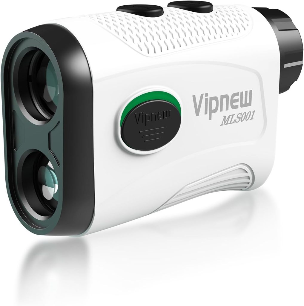 Vipnew Golf Rangefinder with Slope SwitchMagnetic StripFlag Locking Vibraition|7X Magnification|1200Yards Range|800mAh Portable Battery|for DistanceSpeedContinue Scan Measurement|Compact|White Vipnew Golf Rangefinder with Slope SwitchMagnetic StripFlag Locking Vibraition|7X Magnification|1200Yards Range|800mAh Portable Battery|for DistanceSpeedContinue Scan Measurement|Compact|White